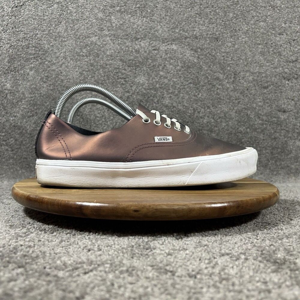 Vans Authentic Decon Women’s Size 10 Muted Metallic Purple Chrome Shoes Used